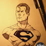 Inktober Day 7 - Superman!