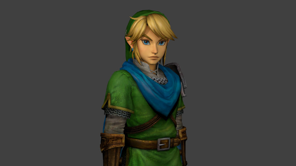 3. "Link with Blue Hair" by Hyrule Warriors - wide 7