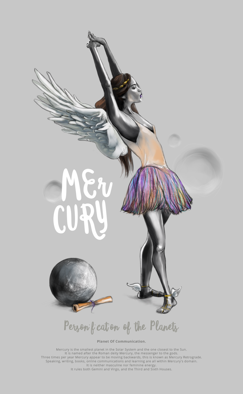 Personification of the Planets: Mercury