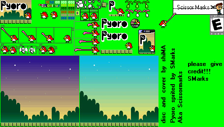 Pyoro Sprites by ScissorMarks on DeviantArt