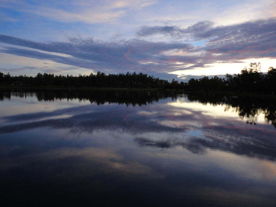 Nhu Guazu at sunset