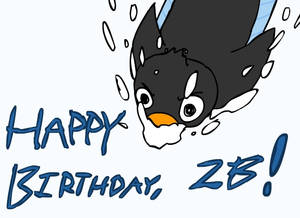 Penguin Dive! Happy B-day ZB!