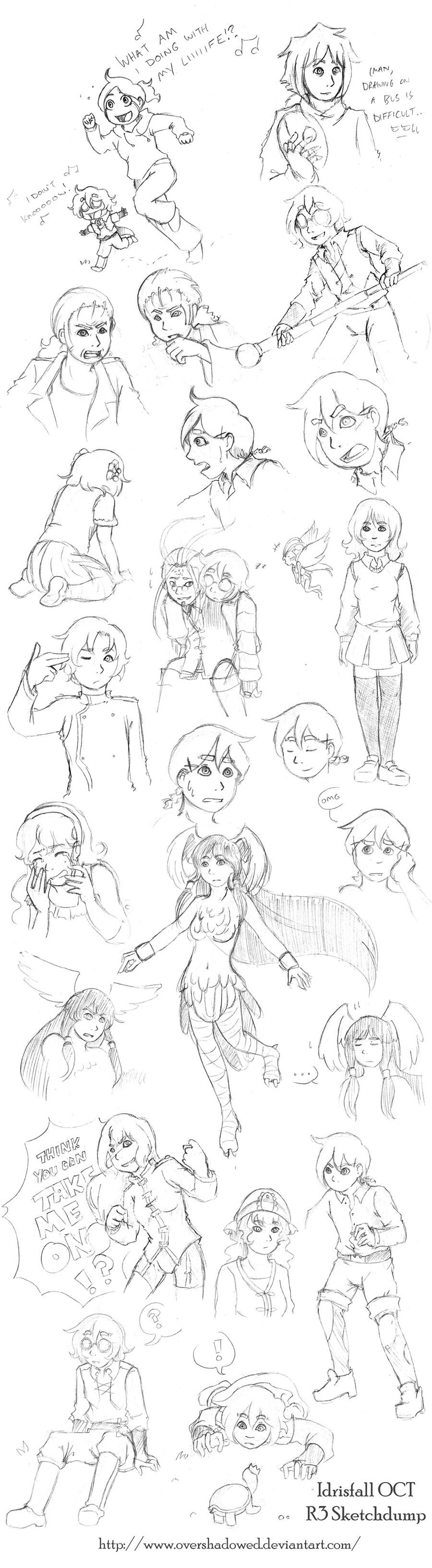 IdrisFall OCT - R3 Sketchdump