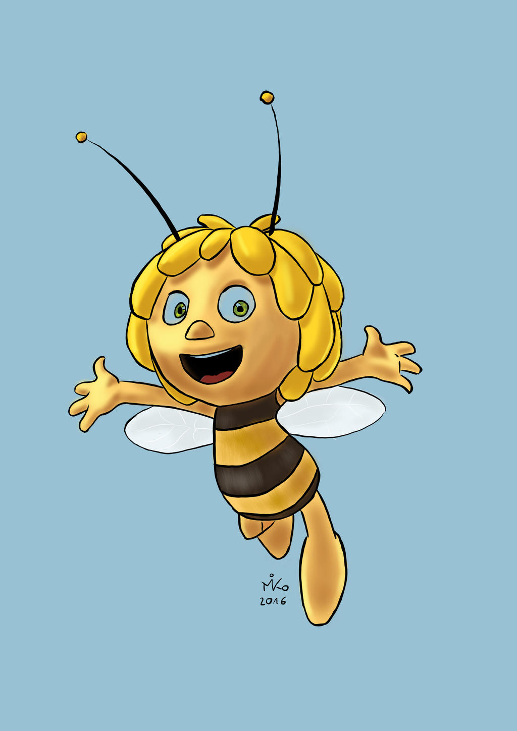 Maya the bee by moonrock44 on DeviantArt