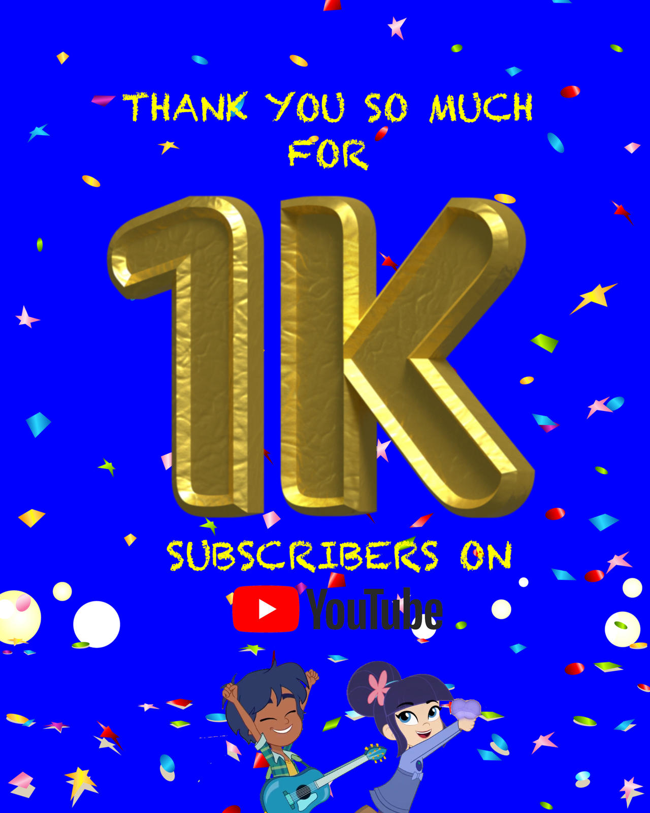 subscribe my channel please 1k subscribe 🌹https: ... Ive reached 1K subscribers on YouTube by BerryInTheBigCityFan on DeviantArt