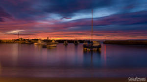 Shifting Boats at Sunrise by CasualImages