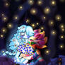 Firefly lit forest