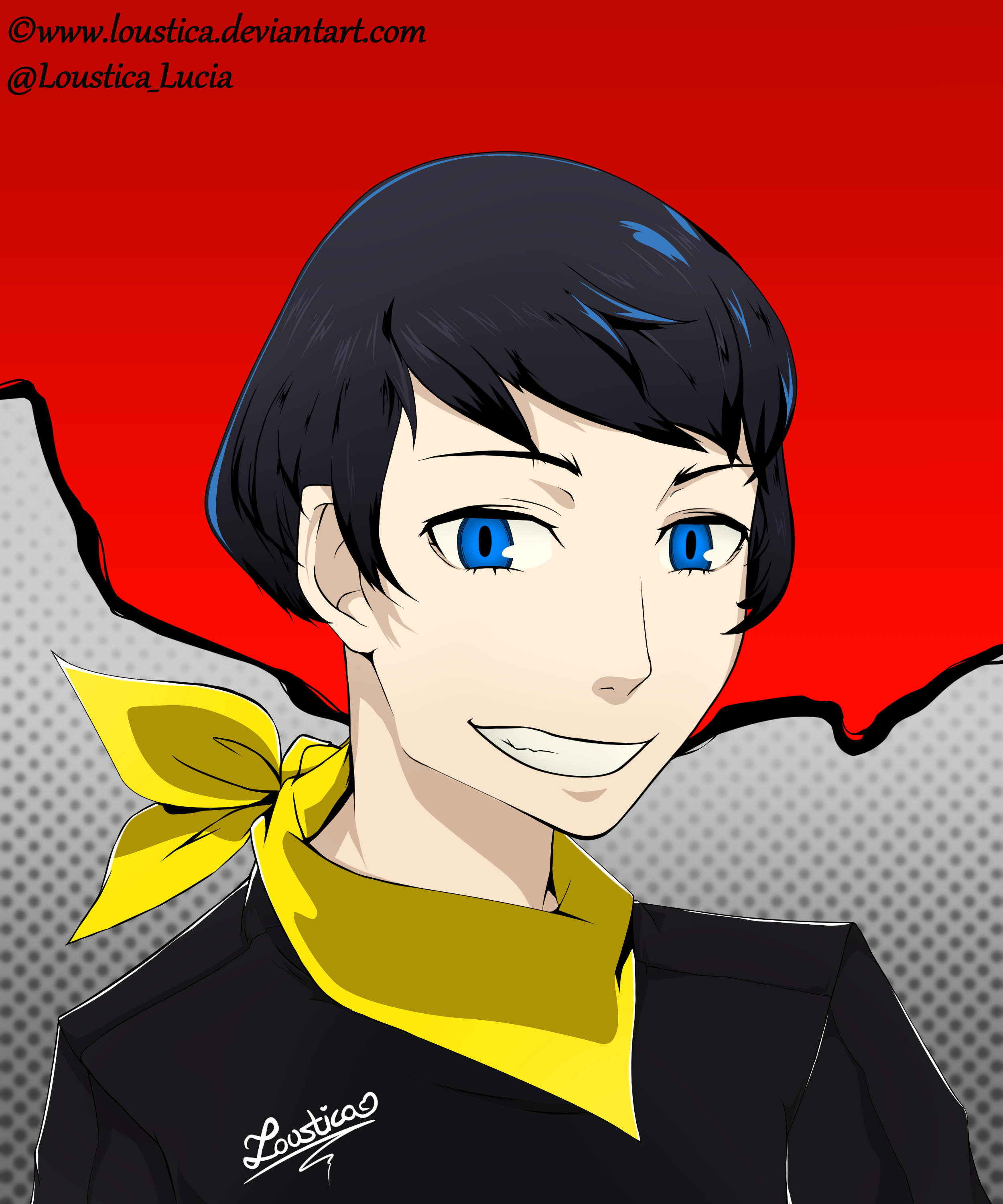 Persona 5 Morgana Human Form Fan Portrait by Loustica on DeviantArt Persona 5 Morgana Human Form Fan Portrait by Loustica on DeviantArt