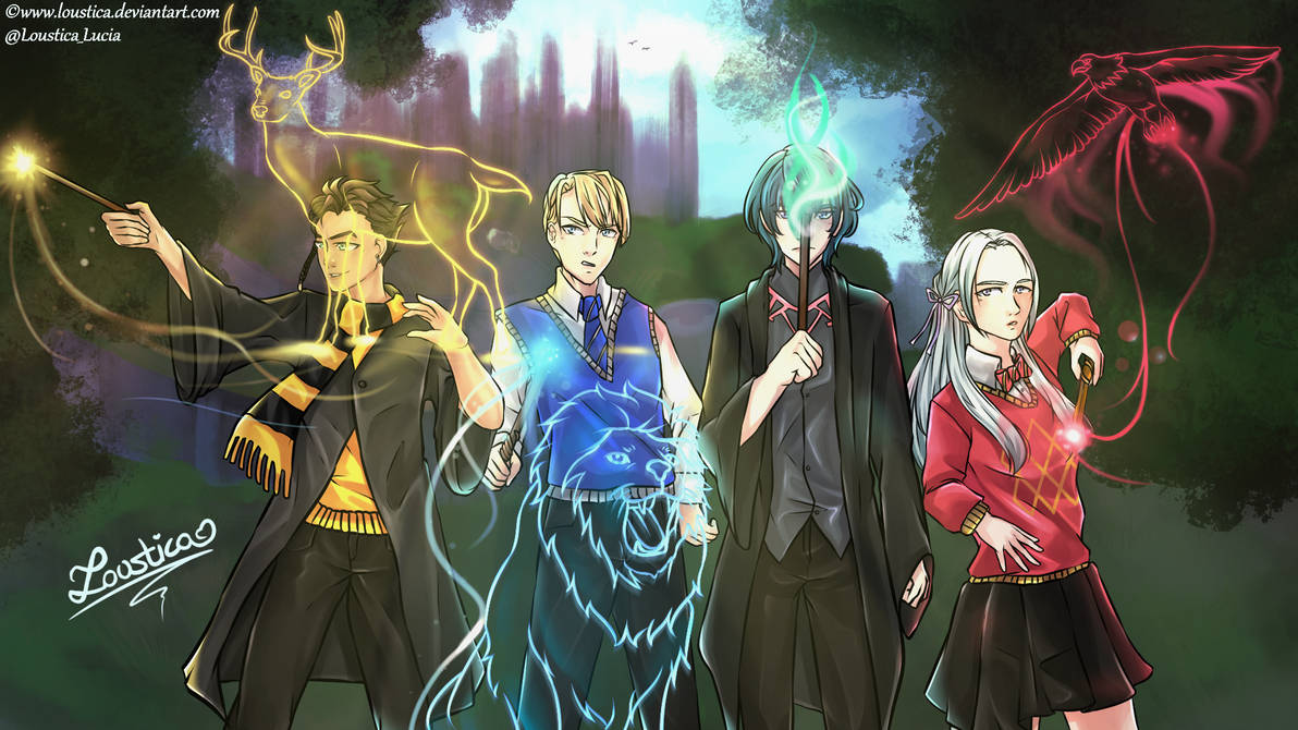 Fe 3h X Hp Expecto Patronum Wallpaper By Loustica On Deviantart Fe 3h X Hp Expecto Patronum Wallpaper By Loustica On Deviantart