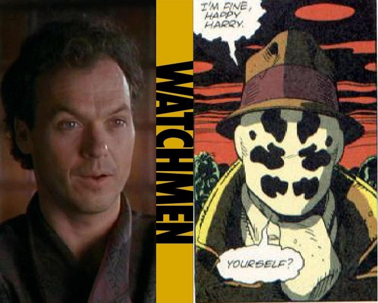 My 80's Watchmen Film Cast - Rorschach by RobertTheComicWriter on
