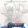 Avengers Assemble Sketchcard - Black Panther