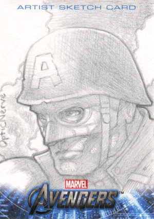 Avengers Assemble Sketchcard - WW2 Captain America