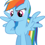 Rainbow Dash thinking