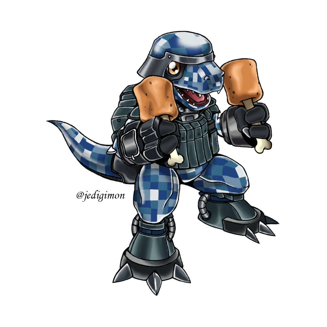 Commandramon by jediairon on DeviantArt