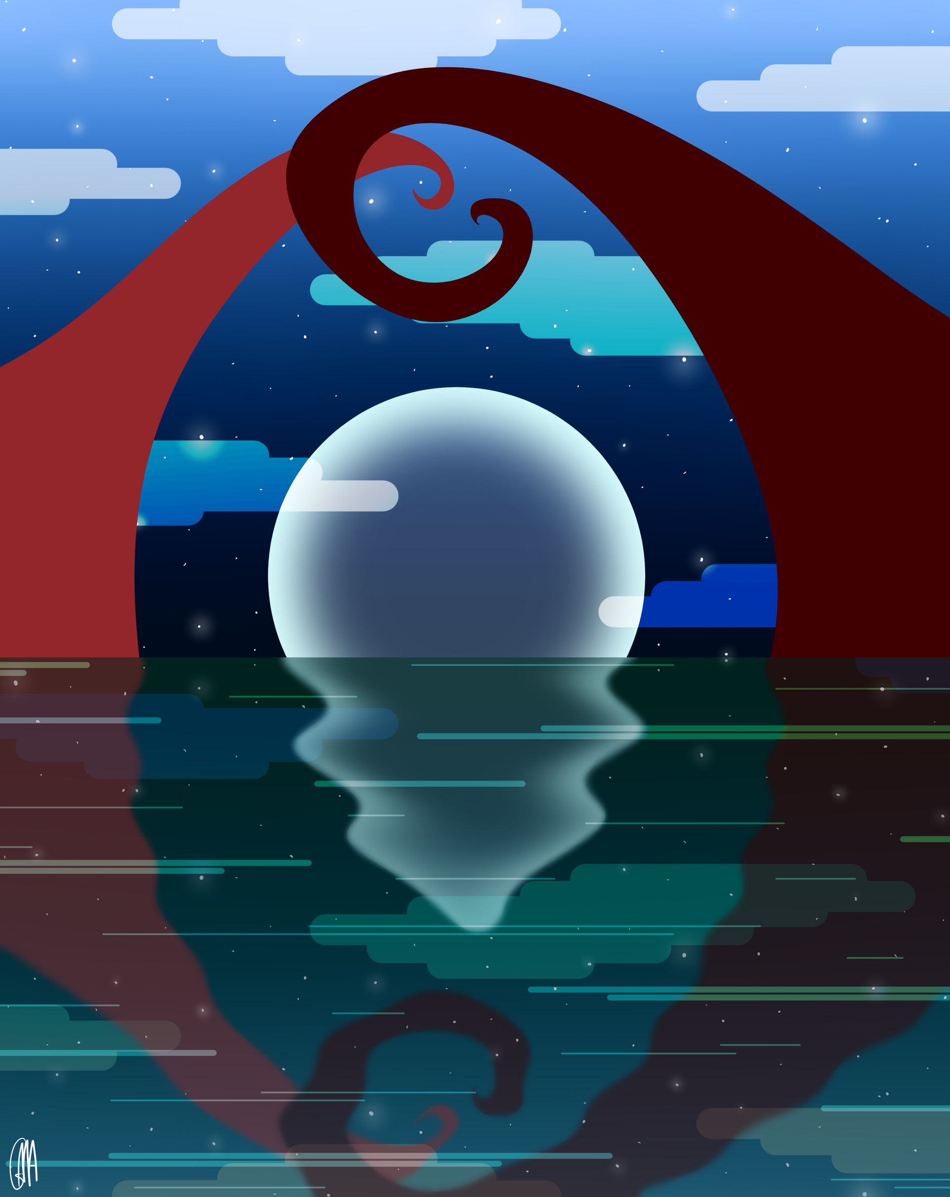 Alien Lake by VirtualPaperART on DeviantArt