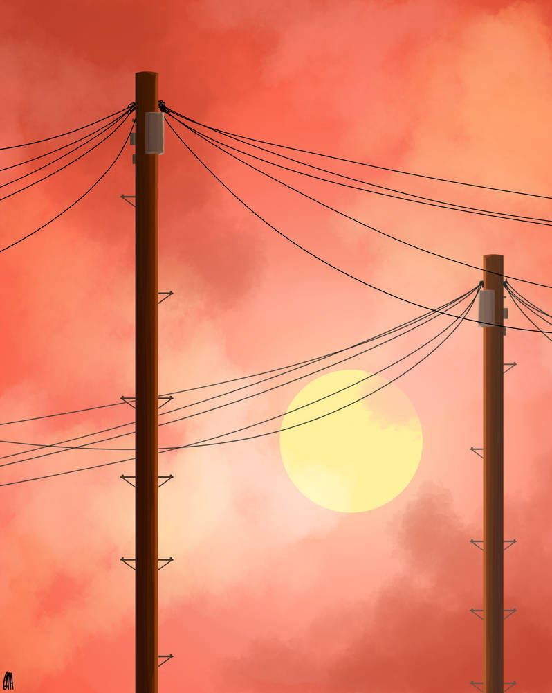 Pink Powerline by VirtualPaperART on DeviantArt