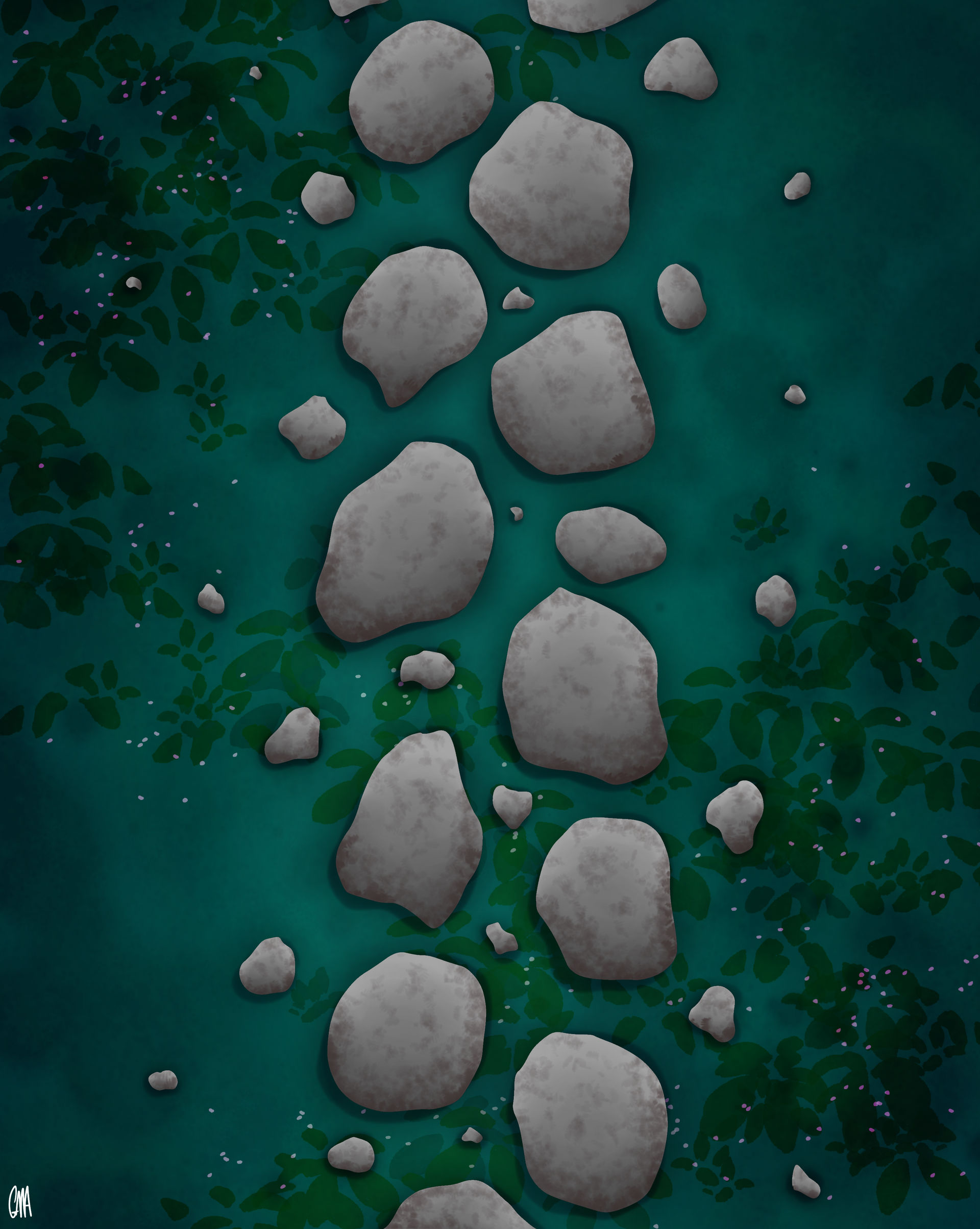 Stepping Stones by VirtualPaperART on DeviantArt