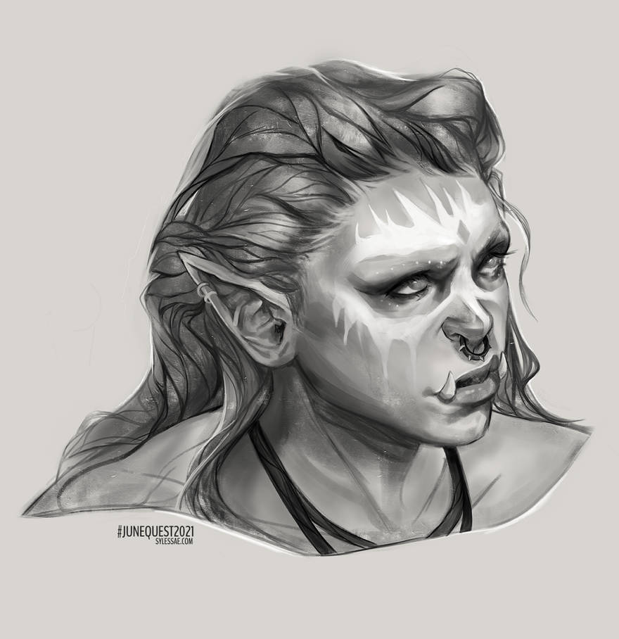 Oc Rokea Junequest #3 - Roka OC Sketch by sylessae on DeviantArt