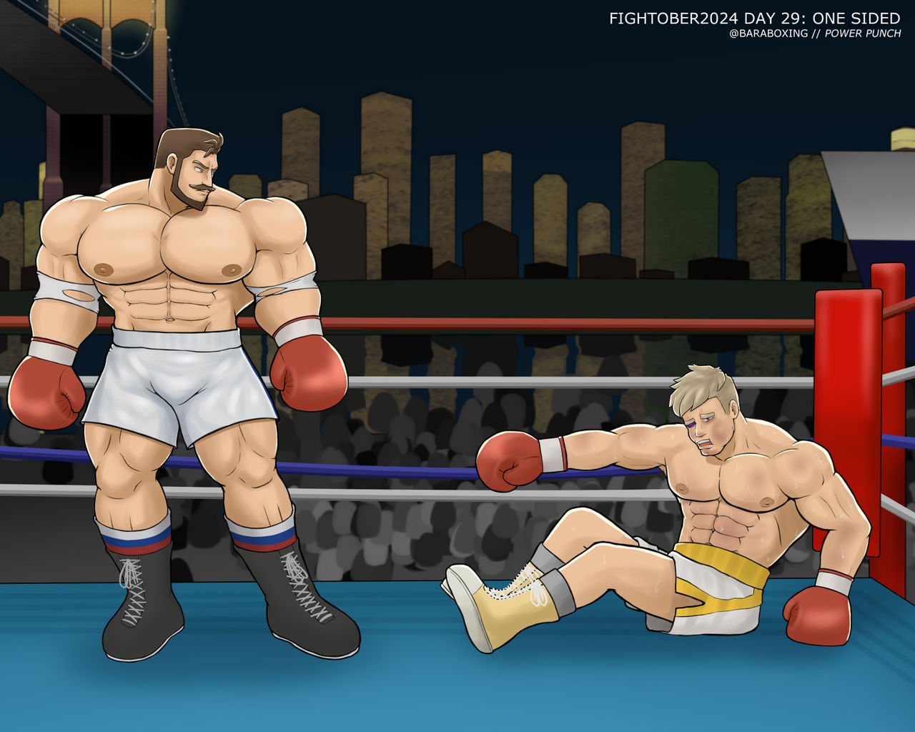 Fight Ob Fightober2429: One-Sided by baraboxing on DeviantArt