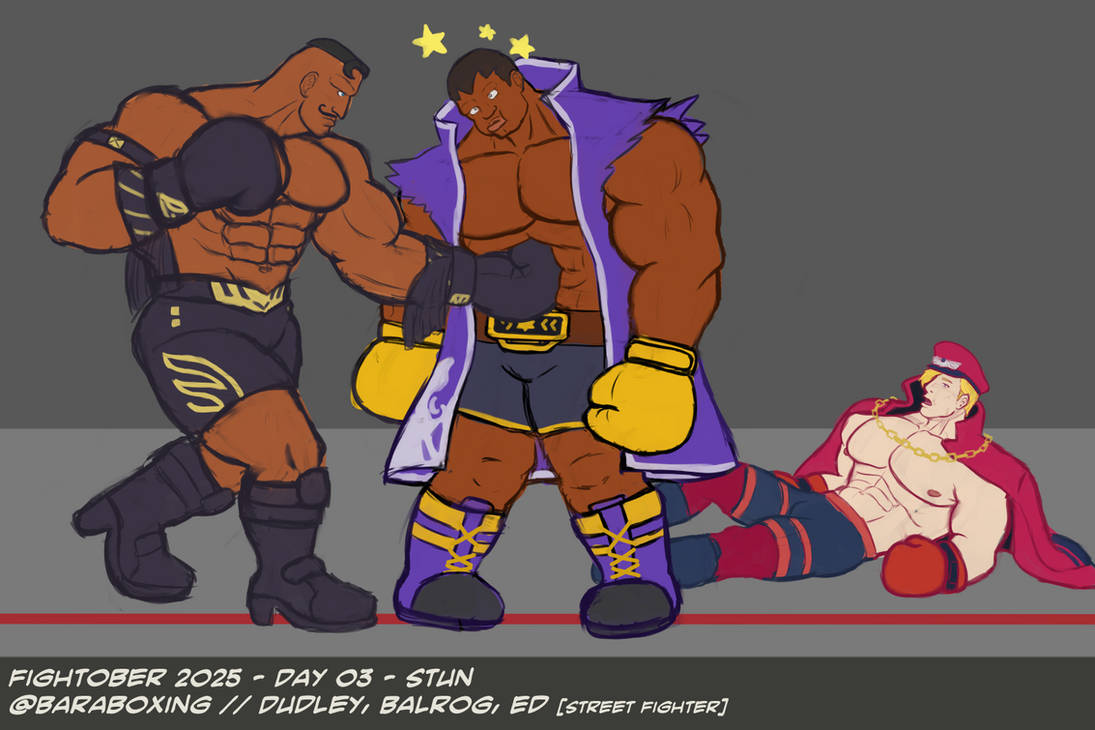 Fight Ob Fightober202503 Stun by baraboxing on DeviantArt