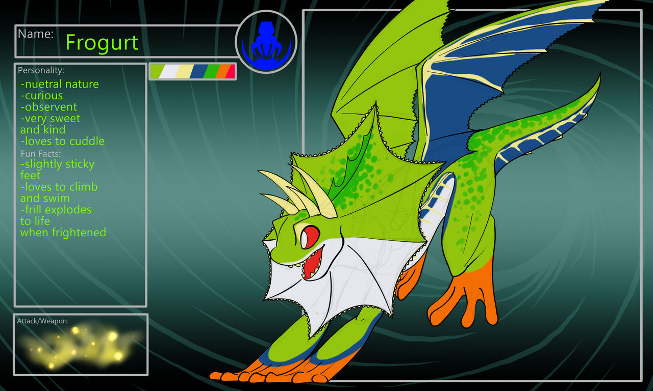 Froyurt Ref. Sheet: Frogurt by NeonNeoDragon on DeviantArt