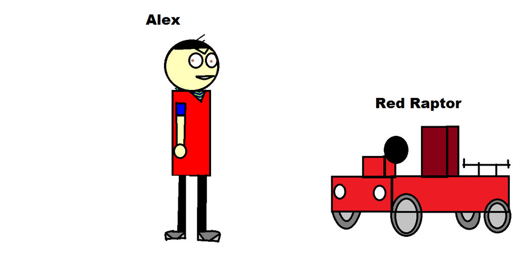 Alex's Red Raptor by 3dmarioworld on DeviantArt