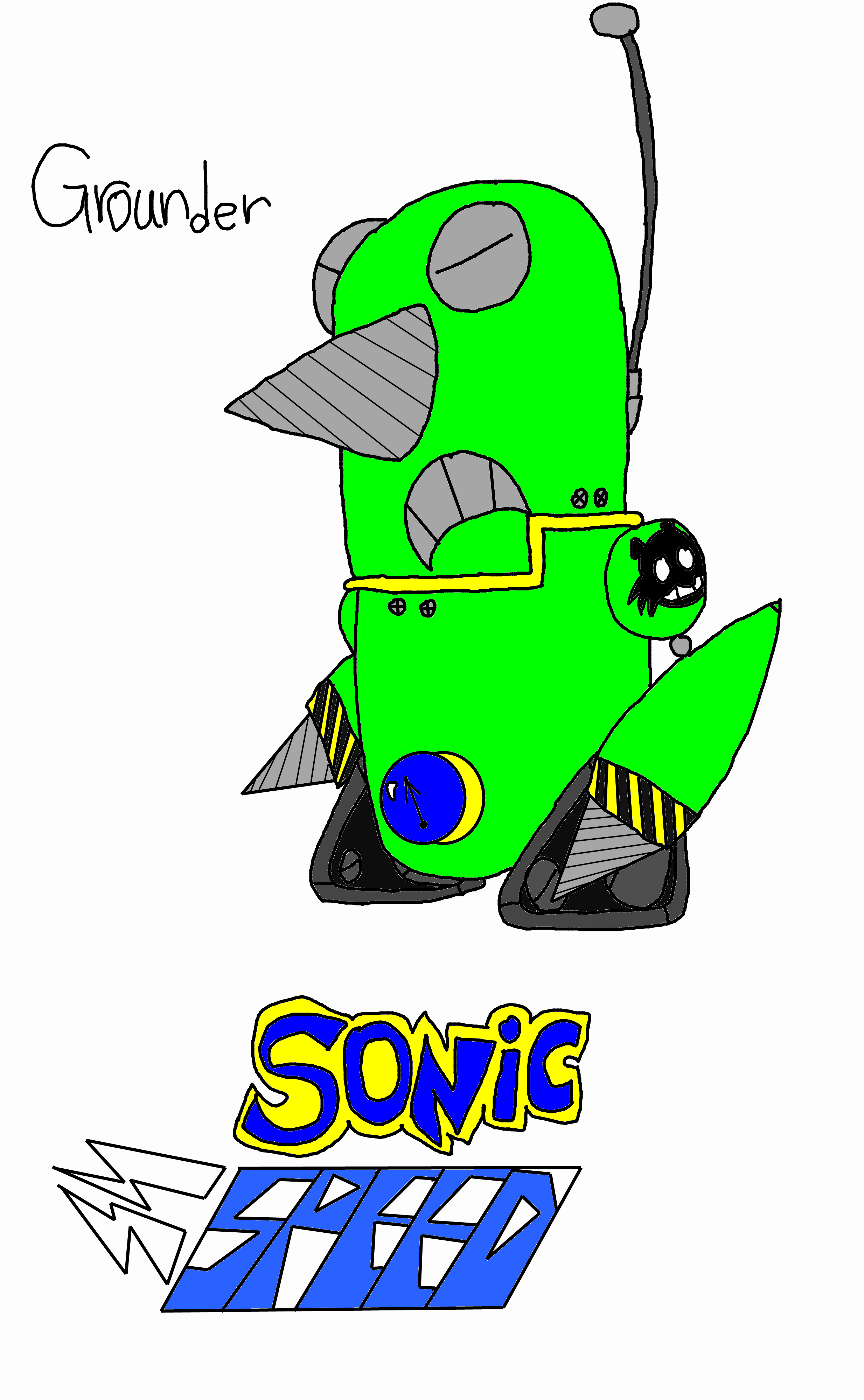 Grounder Sonic Speed: Grounder by 3dmarioworld on DeviantArt