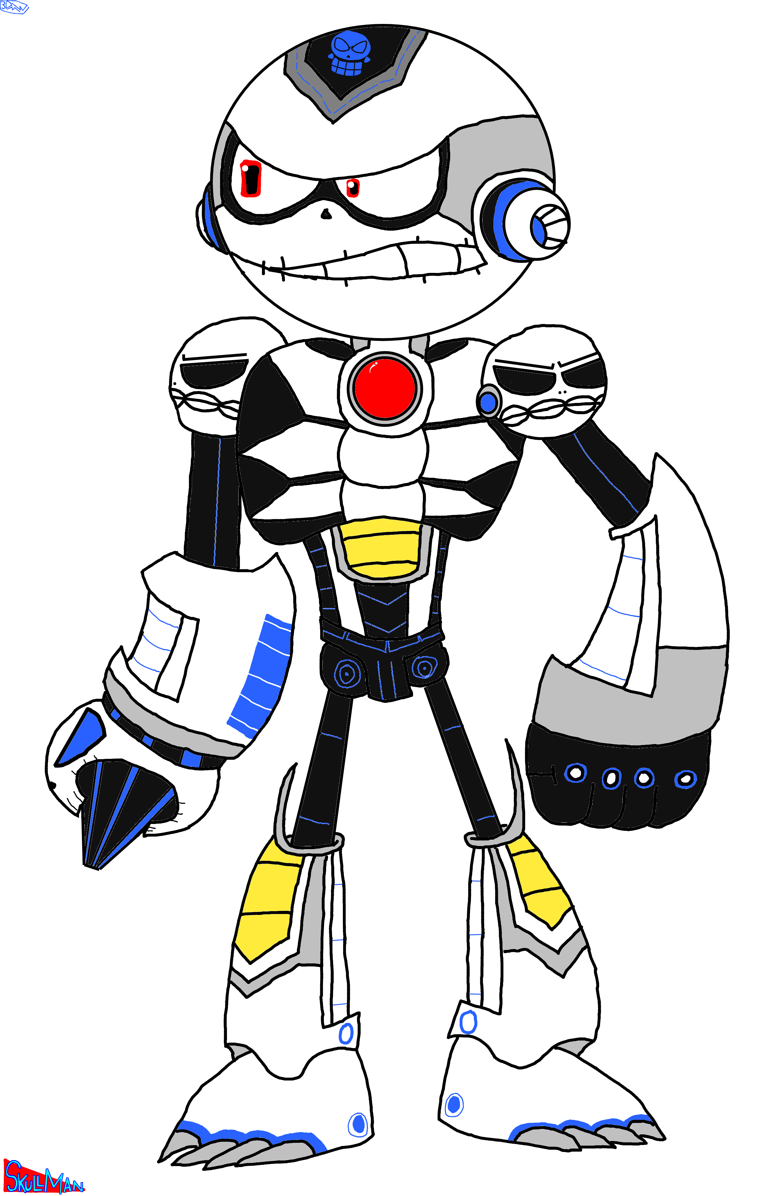 Skullman Megaman Fully Charged Fanmade By 3dmarioworld On Deviantart Skullman Megaman Fully Charged Fanmade By 3dmarioworld On Deviantart