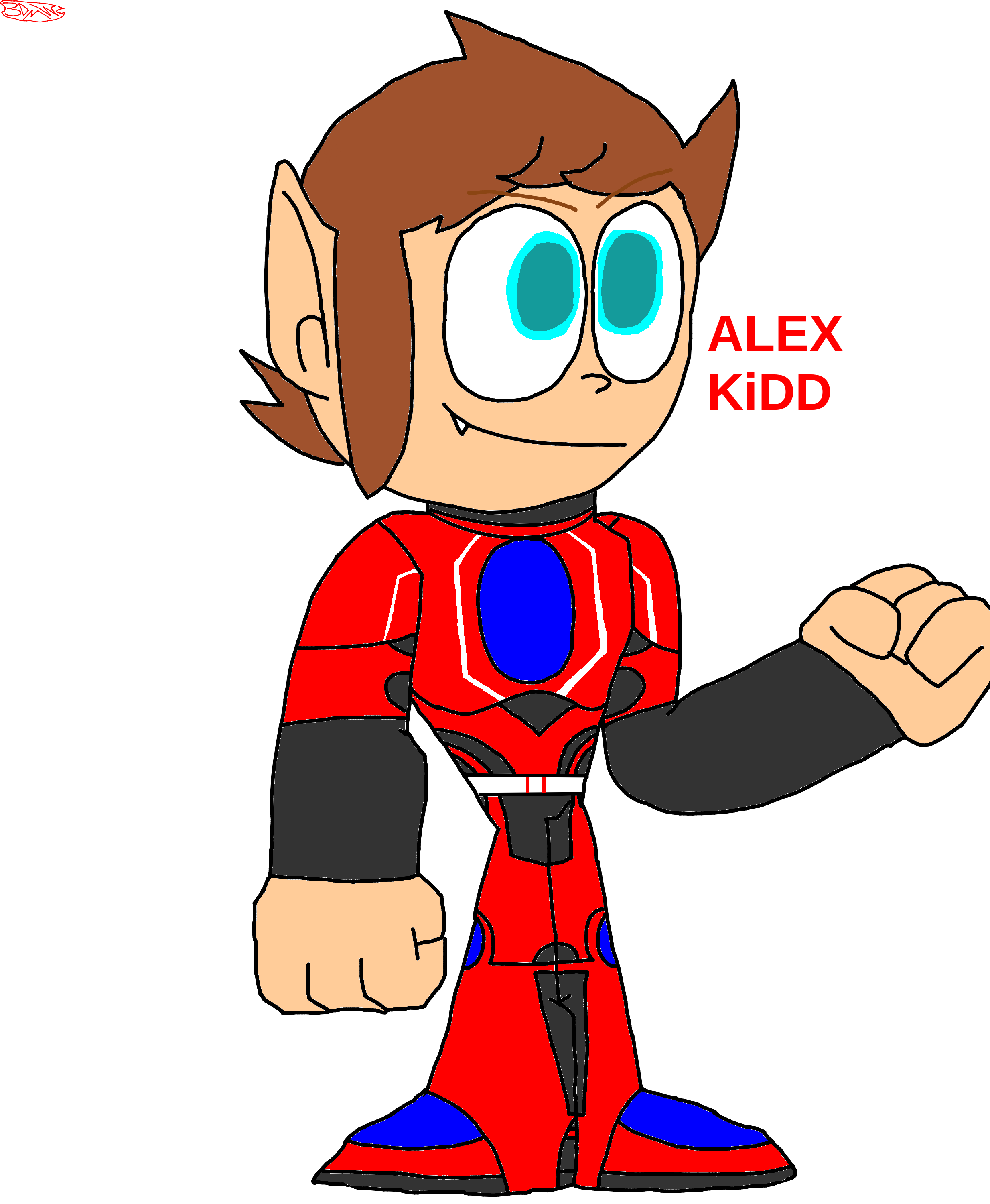 Ultimate Alex Kidd: Alex Kidd by 3dmarioworld on DeviantArt