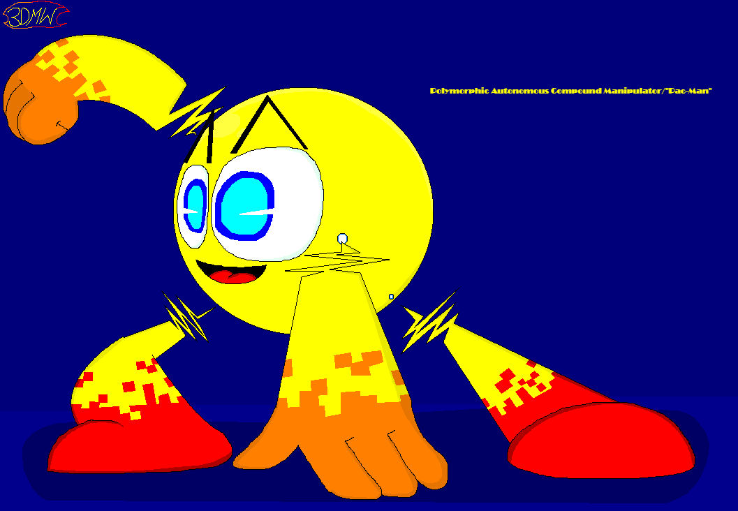 The Yellow One (Pac-Man X) by 3dmarioworld on DeviantArt