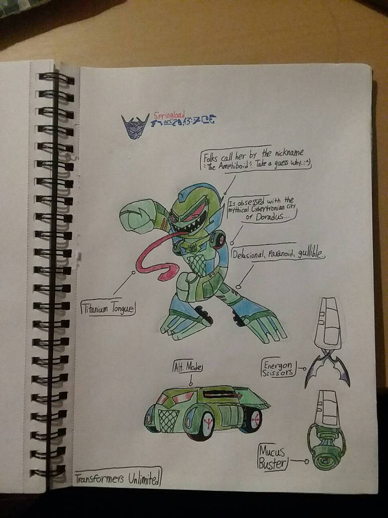 Transformers Unlimited: Springload by 3dmarioworld on DeviantArt