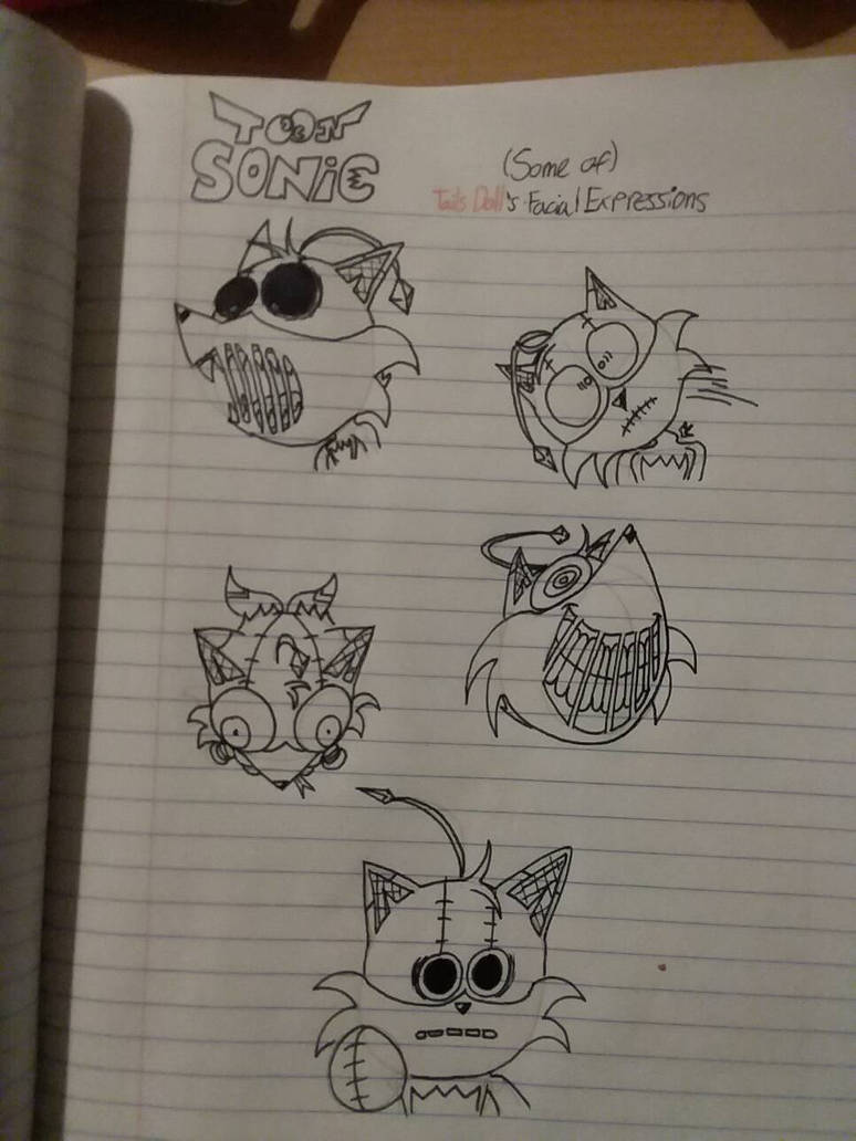 Toon Sonic: Tails Doll's Facial Expressions! by 3dmarioworld on DeviantArt