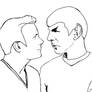 Kirk and Spock sketch