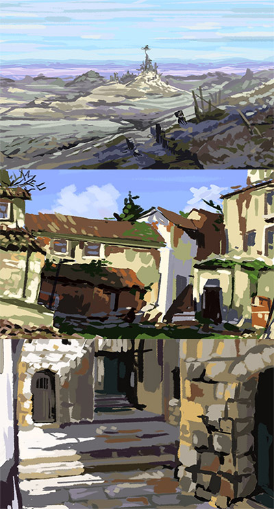 Colour Studies - Old Buildings and ruins