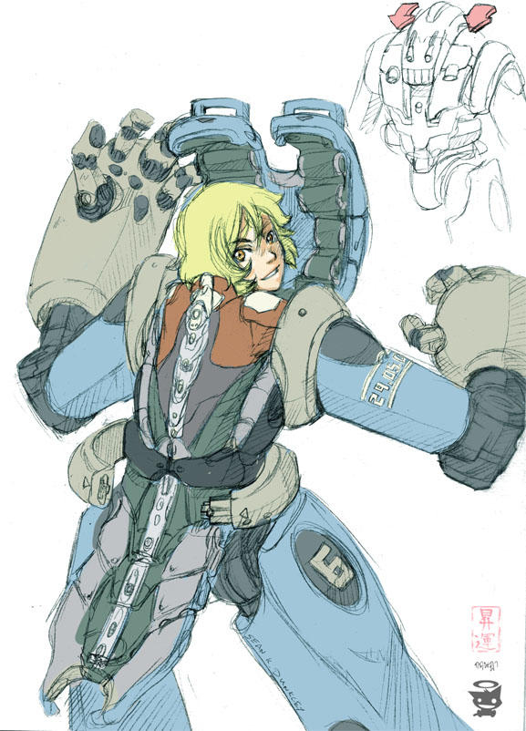 Mecha Suits and ladies by seandunkley on DeviantArt