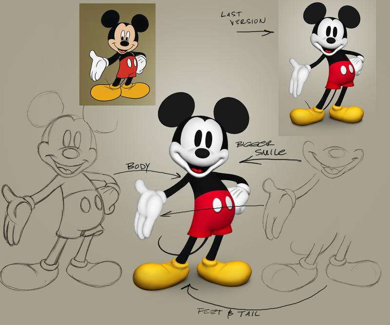Epic Mickey Model By Hamilton74 On DeviantArt epic-mickey-model-by-hamilton74-on-deviantart