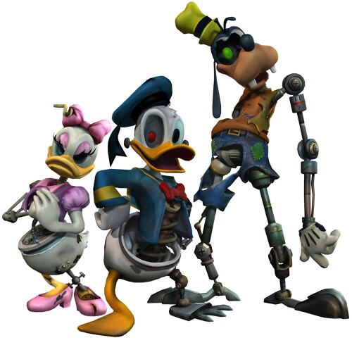 Epic Mickey models- posed