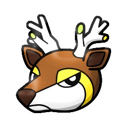 Shiny Sawsbuck (Winter) (Shuffle)