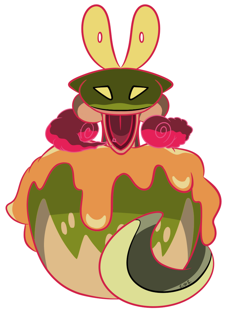 Shiny Gigantamax Flapple/Appletun (Shuffle) by Noodnood966 on DeviantArt