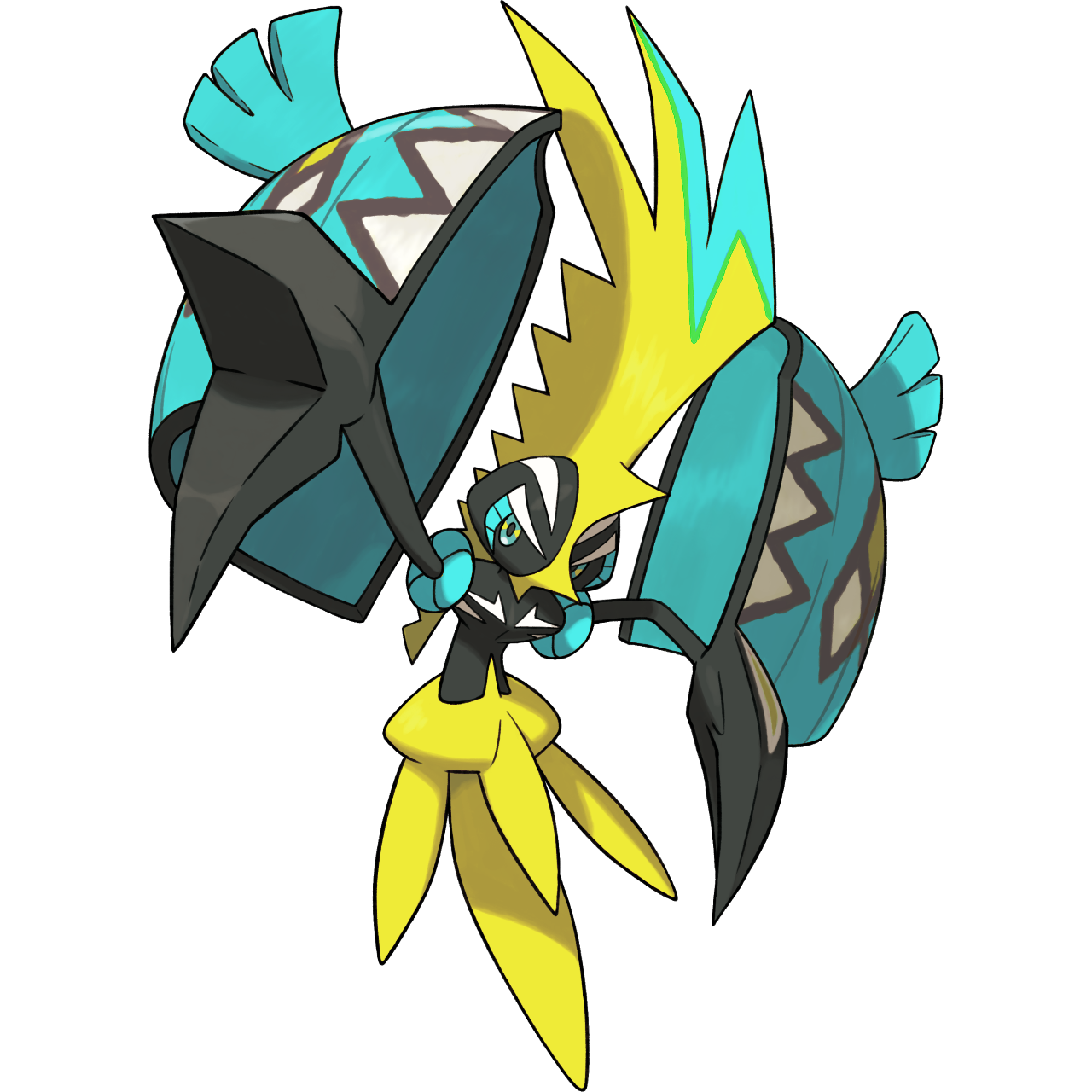 Tapu Koko shiny ideas by gardehero on DeviantArt