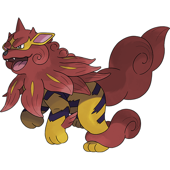 Hisuian Arcanine (Custom Shiny) by Noodnood966 on DeviantArt