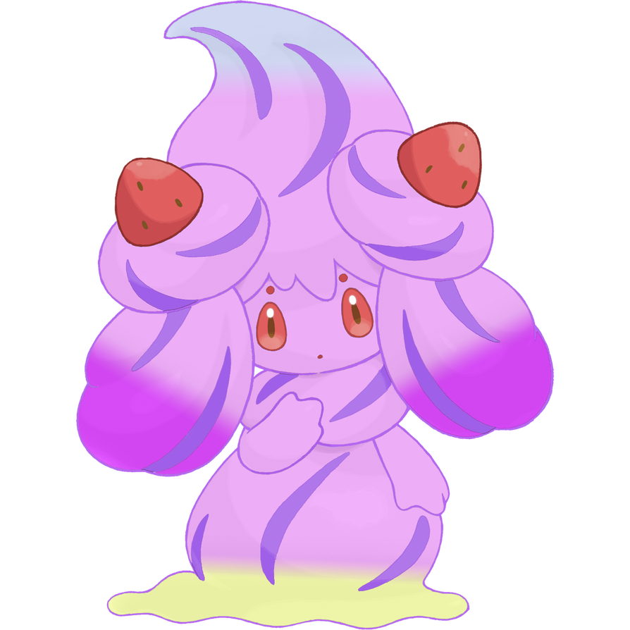 Alcremie (Rainbow Swirl) (Custom Shiny) by Noodnood966 on DeviantArt