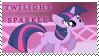 Twilight Sparkle Stamp by harvestcheddar