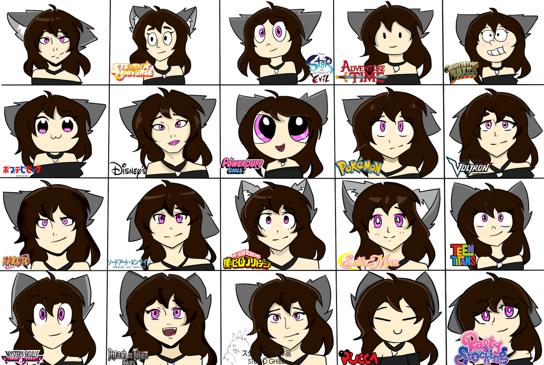 20 Art Styles Challenge by StalkingWolvesYT on DeviantArt