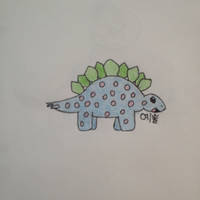 Cute Stegosaurus Dino