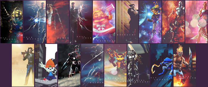 PS All-Stars bookmarks