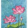 Watercolor Lotus