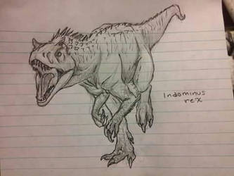 Indominus rex sketch
