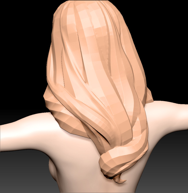 zbrush hair sculpt