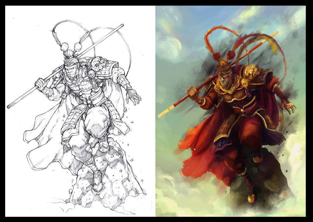 Sun Wukong The Monkey King By Begundalngastina On Deviantart Sun Wukong The Monkey King By Begundalngastina On Deviantart